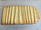 Birch Grove Embossed Rolling Pin, Carved Northern Cardinal on Birch Branch Texture Roller, Clay Stamp, Ceramic Tool, Gift for Cookie Artists