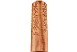 Birch Grove Embossed Rolling Pin, Carved Northern Cardinal on Birch Branch Texture Roller, Clay Stamp, Ceramic Tool, Gift for Cookie Artists