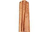 Birch Grove Embossed Rolling Pin, Carved Northern Cardinal on Birch Branch Texture Roller, Clay Stamp, Ceramic Tool, Gift for Cookie Artists