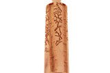 Birch Grove Embossed Rolling Pin, Carved Northern Cardinal on Birch Branch Texture Roller, Clay Stamp, Ceramic Tool, Gift for Cookie Artists