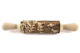 Fir Forest Rolling Pin , Spruce Grove, Mountains, Embossed Cookies, Christmas Gift