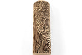Van Gogh Starry Night  Rolling Pin Embossed  for Clay, Ceramics, Cookie Stamp, Clay Mold Pottery Tool, Shortbread, Clay Roller, Christmas Gift