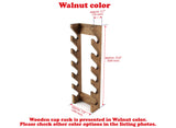 Baseball Cap Rack, Solid Wood Hat Hanger, for Wall, Baseball Cap storage, Hat organizer for 12 Baseball Caps, Gift for Him, Father Day Gift