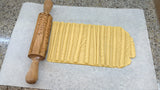 Birch Grove Embossed Rolling Pin, Carved Northern Cardinal on Birch Branch Texture Roller, Clay Stamp, Ceramic Tool, Gift for Cookie Artists