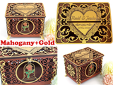 Beauty Beast Wedding Card Box the Enchanted Rose Card Holder Handmade
