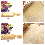 Set on sale Embossed Engraved Rolling Pins glamorous pattern
