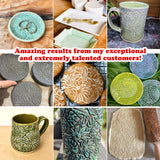 Monstera Embossed Rolling Pin, Jungle Leaves Tropical Christmas Gift,Clay Stamp, Baking Gift