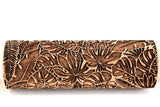 Monstera Embossed Rolling Pin, Jungle Leaves Tropical Christmas Gift,Clay Stamp, Baking Gift