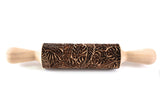 Monstera Embossed Rolling Pin, Jungle Leaves Tropical Christmas Gift,Clay Stamp, Baking Gift