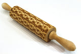 Embossing Engraved Rolling Pin FRENCH Bulldog BOSTON Terrier, Clay Stamp