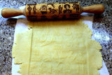 Embossing Rolling Pin Wars Laser Engraved Pins, Clay Stamp,Christmas Gift