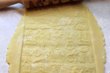 Embossing Rolling Pin Wars Laser Engraved Pins, Clay Stamp,Christmas Gift