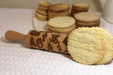 Embossing Rolling Pin Wars Laser Engraved Pins, Clay Stamp,Christmas Gift