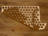 Maryland State Beer Cap Map, Holder Father's Day Gift for Him Handmade