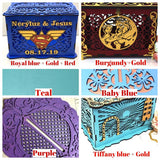 Beauty Beast Wedding Card Box the Enchanted Rose Card Holder Handmade