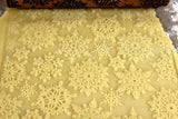 Snowflake 3 Embossed Rolling Pin, Christmas Gift,  Textured Cookie, Clay Stamp, Baking Gift, Christmas Gift
