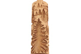 Carved Rolling Pin, Embossed Pine (Fir) Mountain Forest Texture for Clay, Shortbread, Ceramic Tool, Clay Stamp, Gift for the Ceramicist
