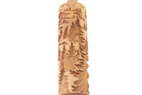 Carved Rolling Pin, Embossed Pine (Fir) Mountain Forest Texture for Clay, Shortbread, Ceramic Tool, Clay Stamp, Gift for the Ceramicist