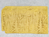 Carved Rolling Pin, Embossed Pine (Fir) Mountain Forest Texture for Clay, Shortbread, Ceramic Tool, Clay Stamp, Gift for the Ceramicist