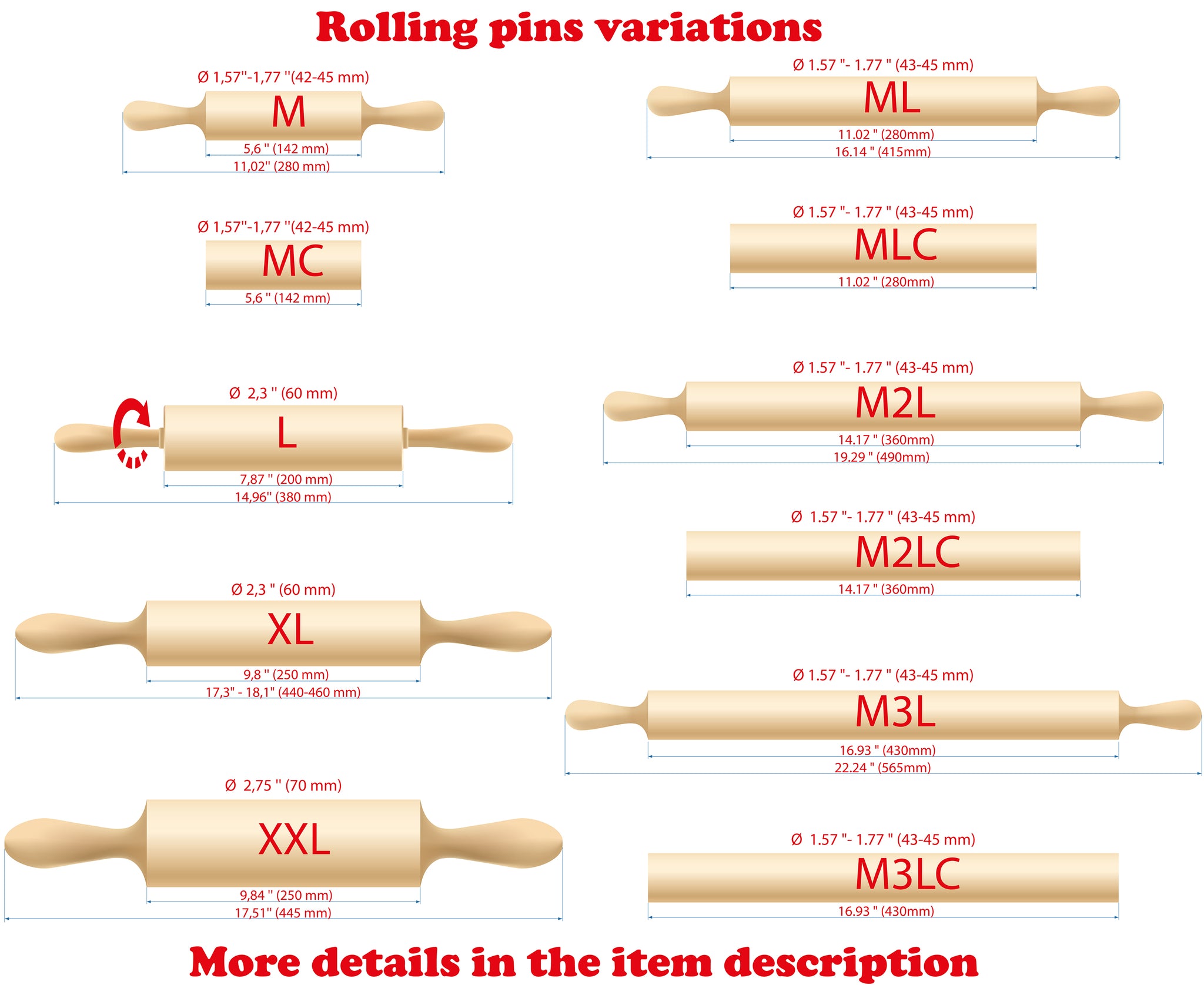 Clay Rolling Pin - 8