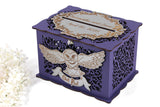 Owl Post Wedding Card Box, Fantasy Themed Wedding Post, 15-th Birthday Party, Quinceanera Money Box with Lock, Wedding Gift