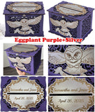 Owl Post Wedding Card Box, Fantasy Themed Wedding Post, 15-th Birthday Party, Quinceanera Money Box with Lock, Wedding Gift