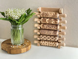 Rolling Pin Display Rack, Wooden Shelf, Wall Mount, Gift For Grandma