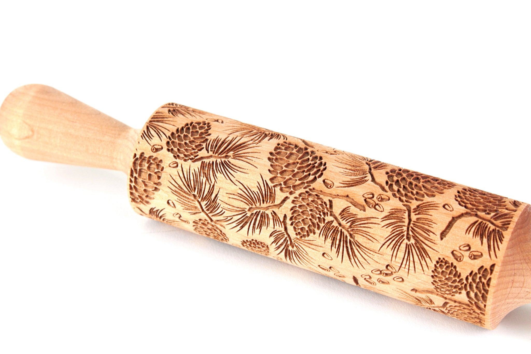 Embossed Rolling Pin, Handmade, Solid Wood, Add Magic to Baking
