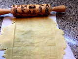 Embossing Rolling Pin Wars Laser Engraved Pins, Clay Stamp,Christmas Gift