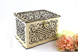 Wedding Card Box With Lock Wedding Envelopes Box, Card Holder handmade