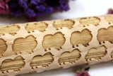 Embossing Rolling Pin, DOG, POMERANIAN SPITZ, Textured Cookie, Clay Stamp, Christmas Gift